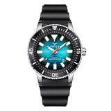 ONOLA 3850 Men's Quartz Waterproof Watch – 42mm Sports Wristwatch Black Cyan
