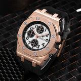 ONOLA 6805 Apex Chronograph Men’s Quartz Watch Black Rosegold