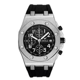 ONOLA 6805 Apex Chronograph Men’s Quartz Watch Black Silver