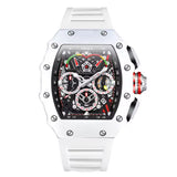 ONOLA 6827 Apex Torque Quartz Chronograph Watch All White