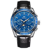ONOLA 6835 Automatic Chronograph-Style Mechanical Watch for Men Blue