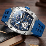 ONOLA Vanguard X Skeleton Automatic Mechanical Watch for Men | 43mm Statement Case