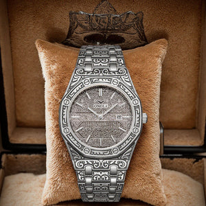 Onola 3812 Retro Quartz Watch for Men All Silver