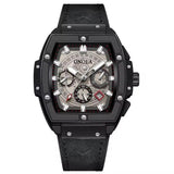 Onola 6819 Luxury Leather Watch for Men All Black