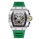 Onola 6826 Sport Quartz Watch for Men Green Silver