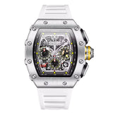 Onola 6826 Sport Quartz Watch for Men White Silver