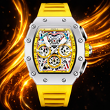 Onola 6827W Tonneau Sports Luxury Watch for Men Yellow