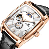 Onola 6848 Automatic Square Watch for Men Black Copper