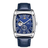Onola 6848 Automatic Square Watch for Men Blue