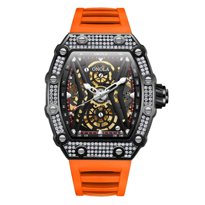 ONOLA Watches India – Official Brand Store 23 3828d black orange