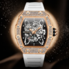 Onola 3829D Quartz Skeleton-Style Watch for Men | Square Dial | Silicone Strap | Luminous Sport Watch