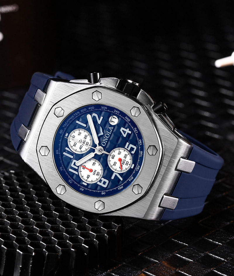 ONOLA Apex Chronograph Men’s Quartz Watch 11 ONOLA Apex Chronograph Men’s Quartz Watch - Image 10